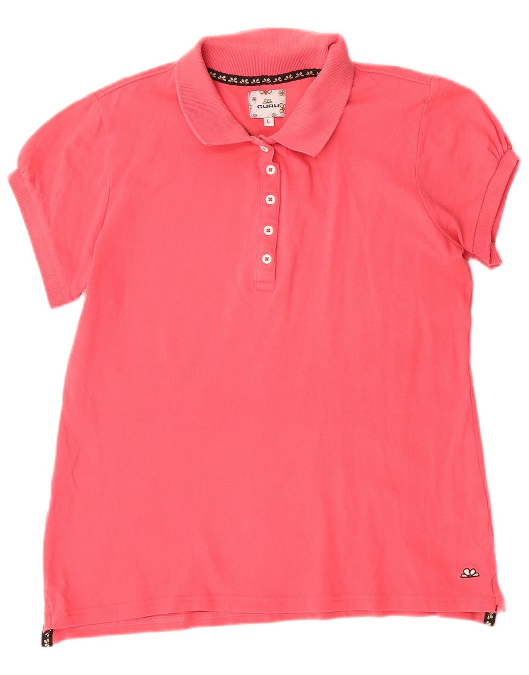 Polo da donna Guru UK 14 grande rosa