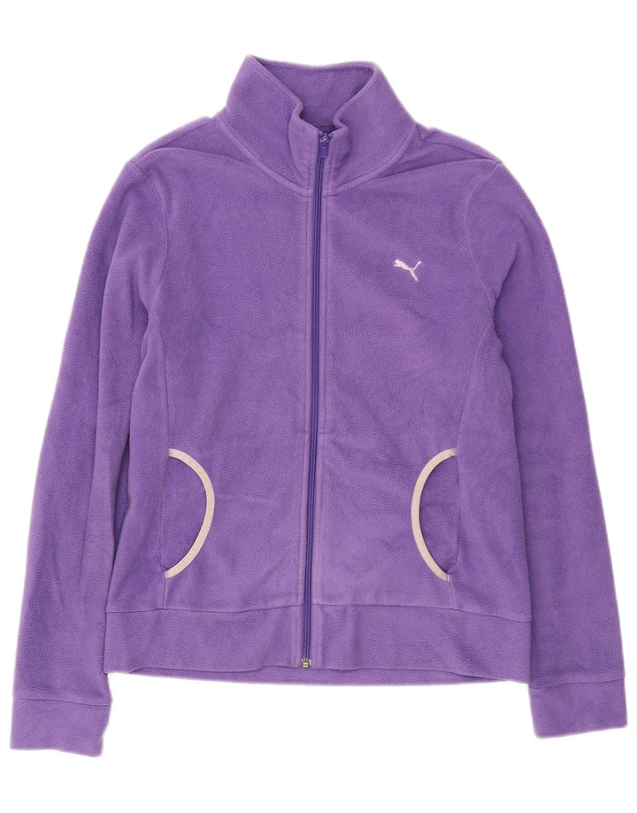 Giacca in pile da donna Puma UK 14 grande viola