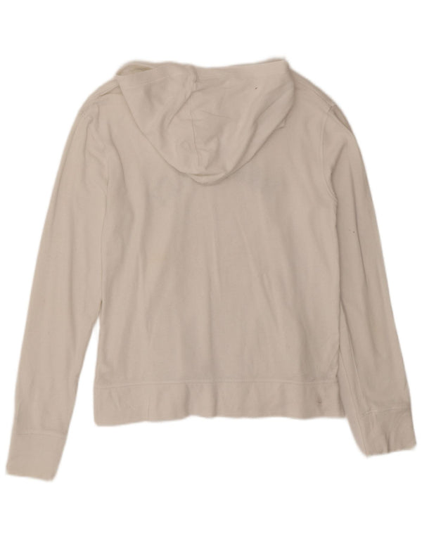 Maglione con cappuccio grafico Nantucket da donna CHAMPION UK 10 piccolo cotone bianco