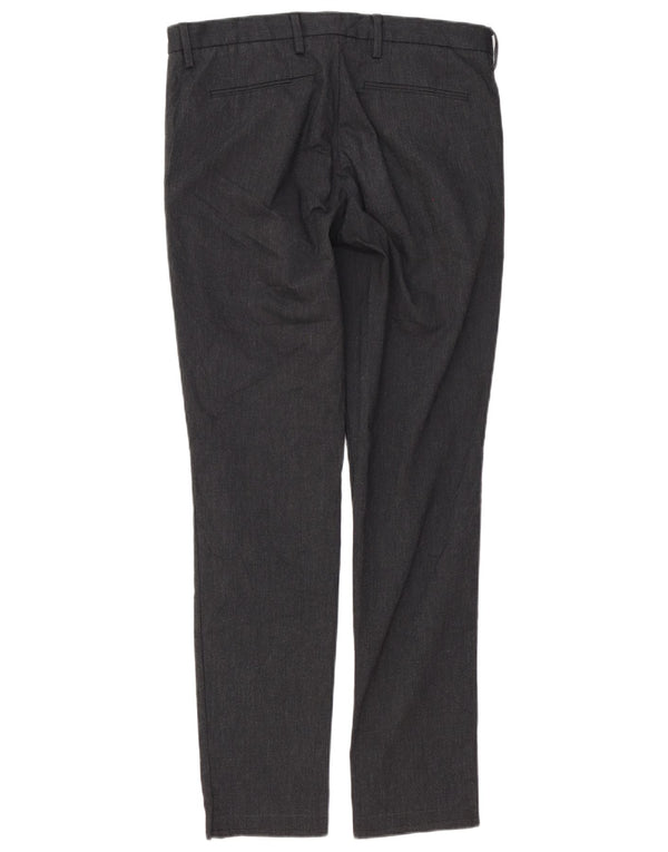 Pantaloni chino slim da uomo Hugo Boss W32 L32 poliestere grigio