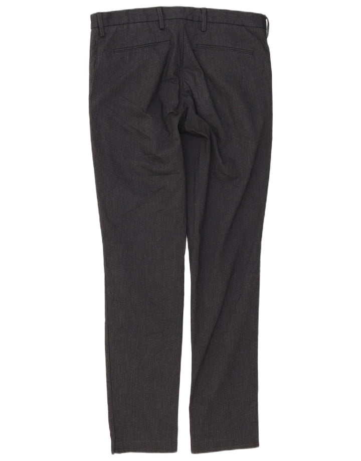 Pantaloni chino slim da uomo Hugo Boss W32 L32 poliestere grigio
