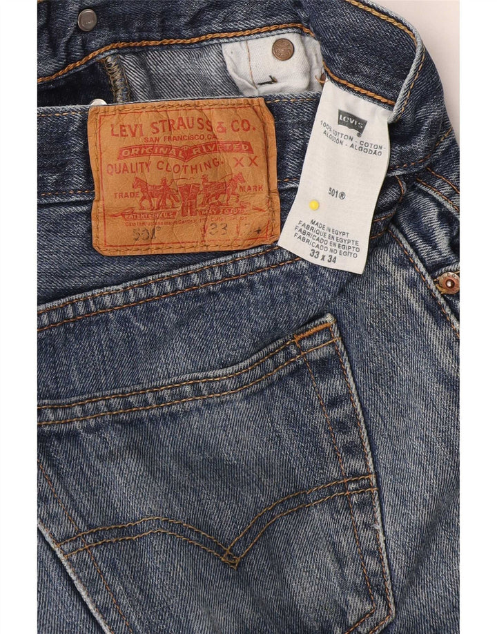 Levi's Uomo 501 Jeans dritti W33 L34 Cotone blu