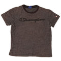T-shirt grafica oversize da donna Champion Top UK 10 Small Grey Flecked