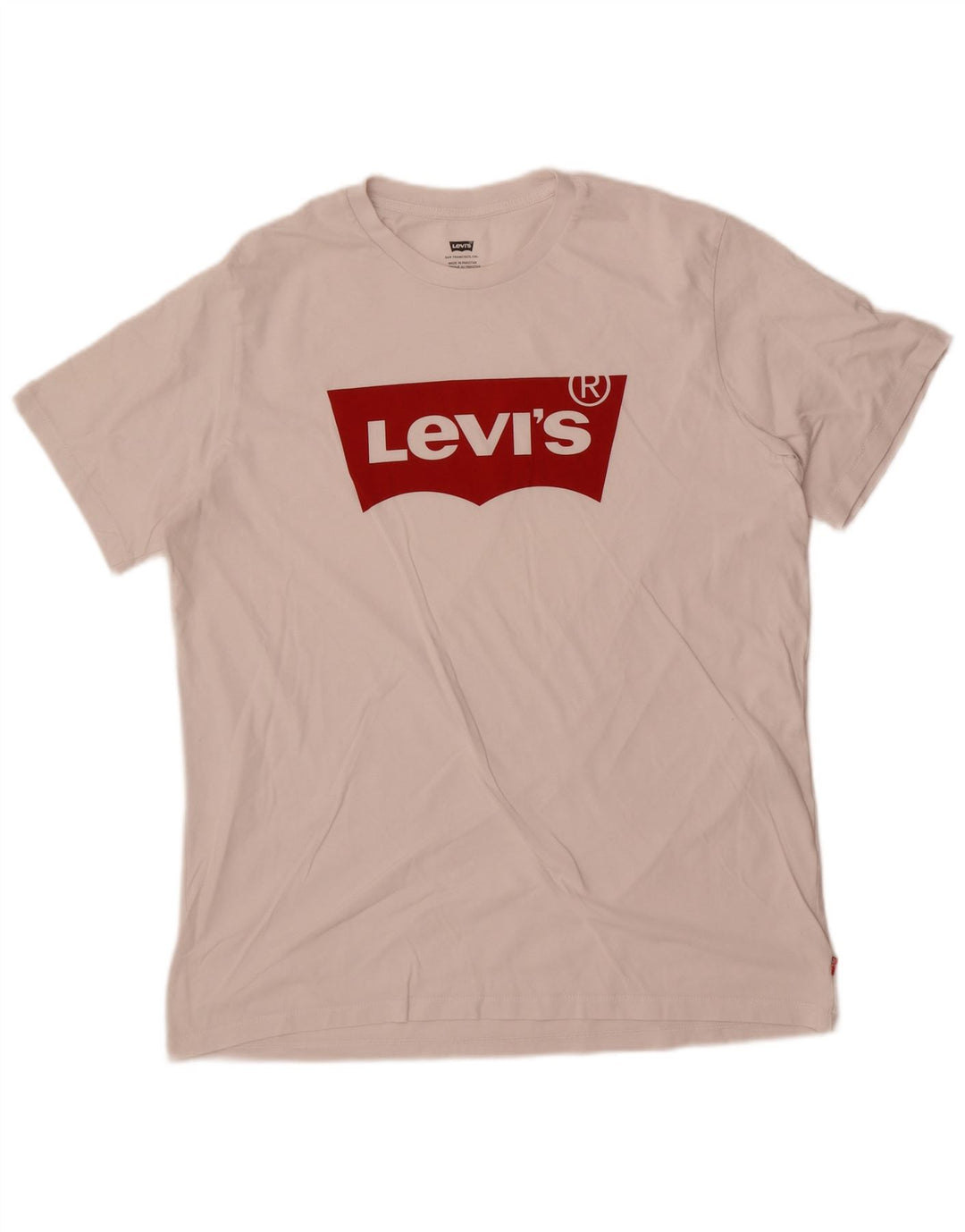 T-shirt grafica da uomo Levi's Top grande bianca