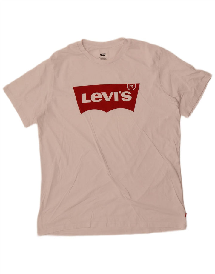 T-shirt grafica da uomo Levi's Top grande bianca