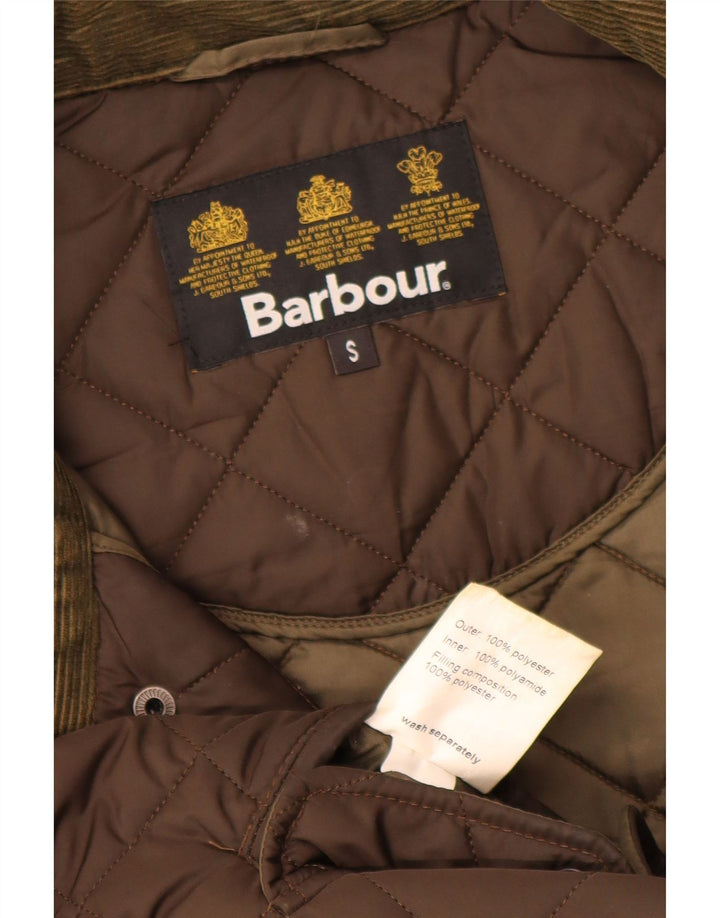 Barbour Giacca trapuntata da uomo UK 36 Small Marrone Poliestere