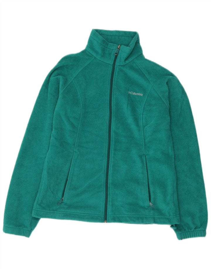 Giacca in pile da donna COLUMBIA UK 14 Poliestere verde medio