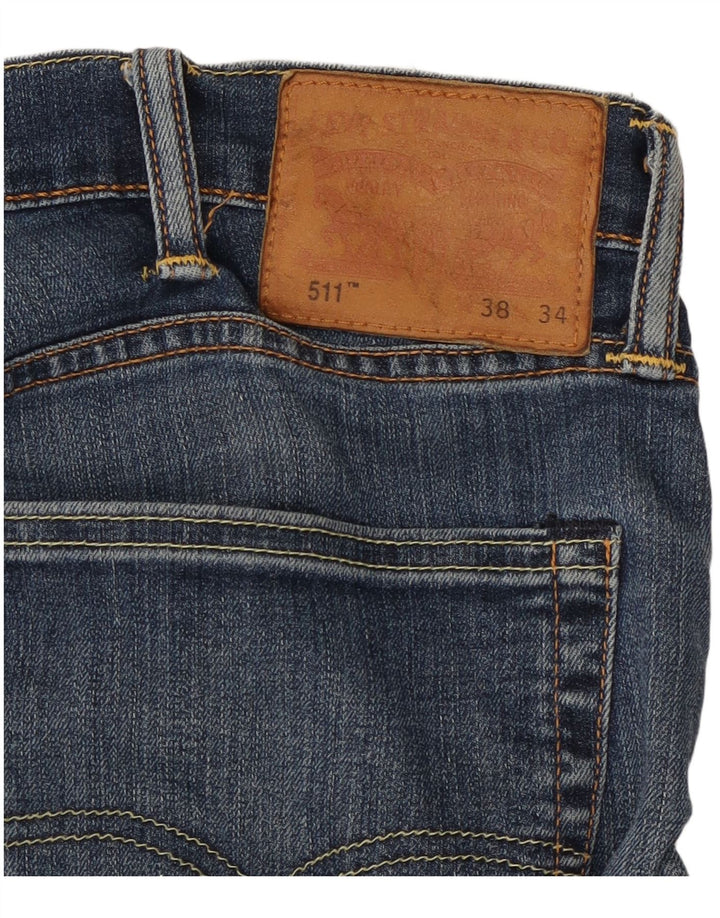 LEVI'S Jeans da uomo 511 slim W38 L34 cotone blu