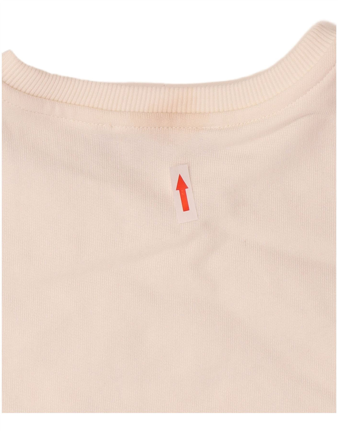 ALVIERO MARTINI Felpa con grafica da donna Maglione UK 14 Cotone bianco medio