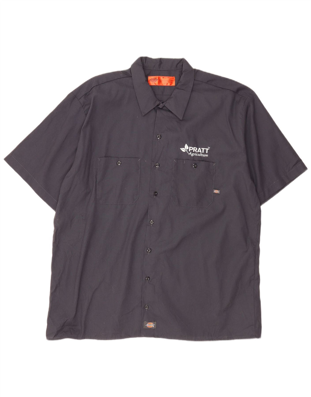 Camicia a maniche corte da uomo Dickies 2XL Poliestere grigio