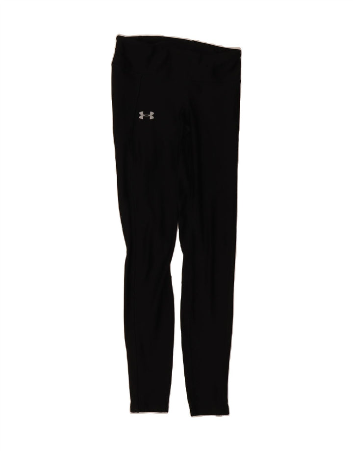 UNDER ARMOUR Womens Leggings UK 8 Small Black Vintage Under Armour and Second-Hand Under Armour from Messina Hembry 