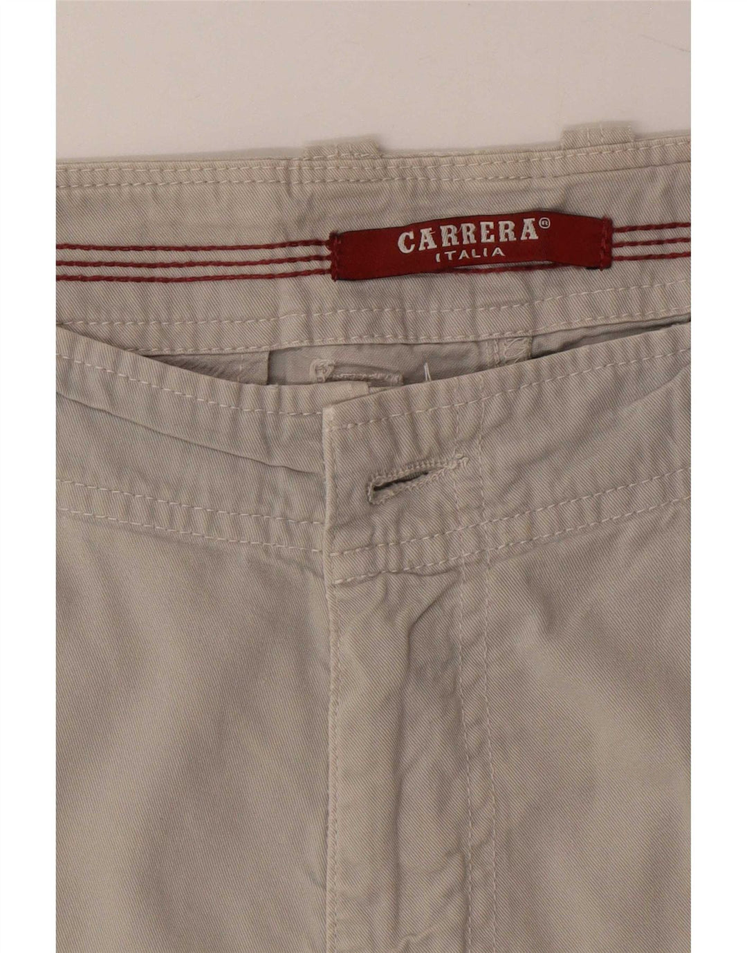 Carrera Pantaloncini chino da uomo grandi W36 Cotone grigio