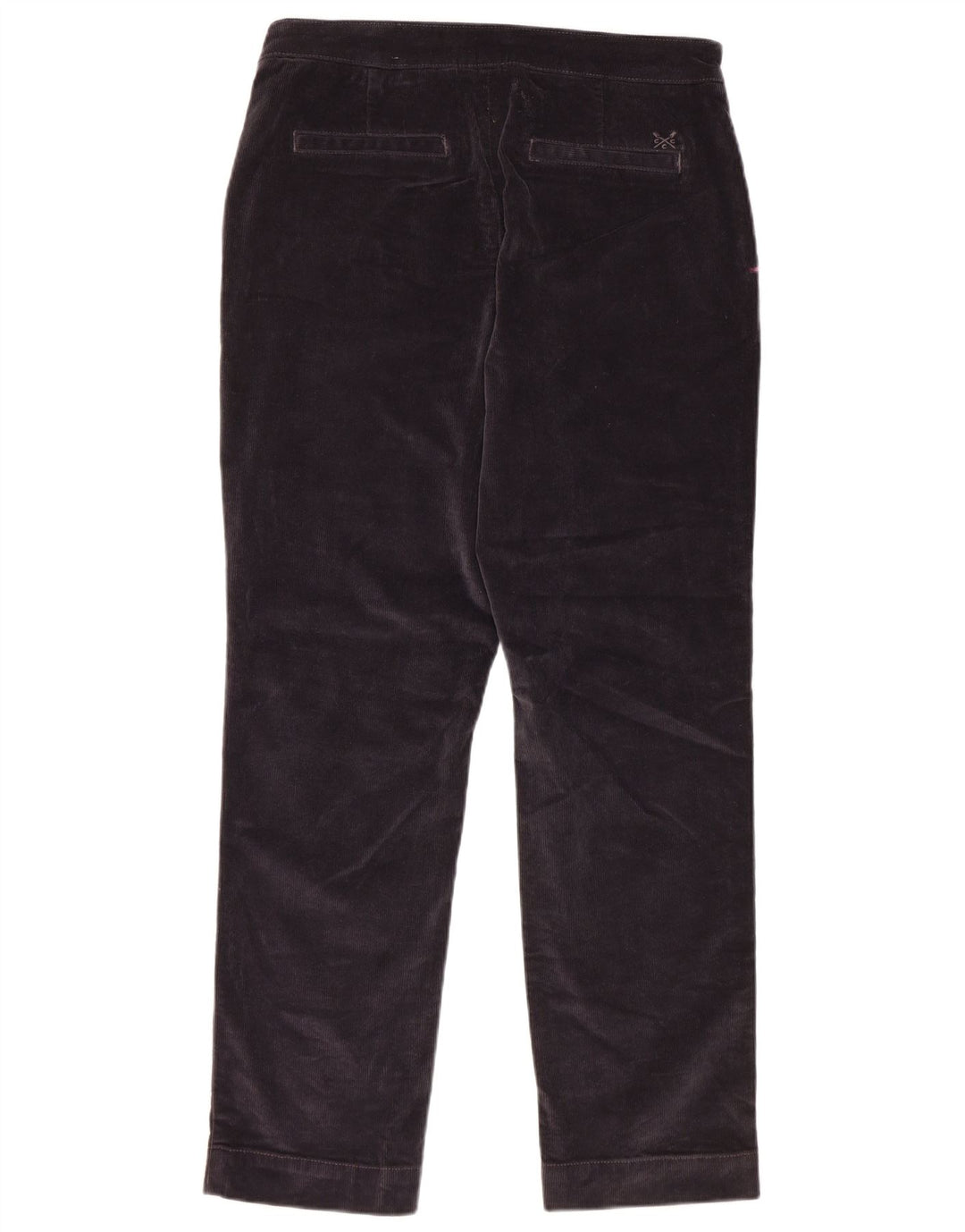 ABBIGLIAMENTO CREW Pantaloni da donna in velluto a coste UK 12 medio W30 L28 Blu navy