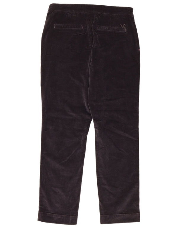 ABBIGLIAMENTO CREW Pantaloni da donna in velluto a coste UK 12 medio W30 L28 Blu navy