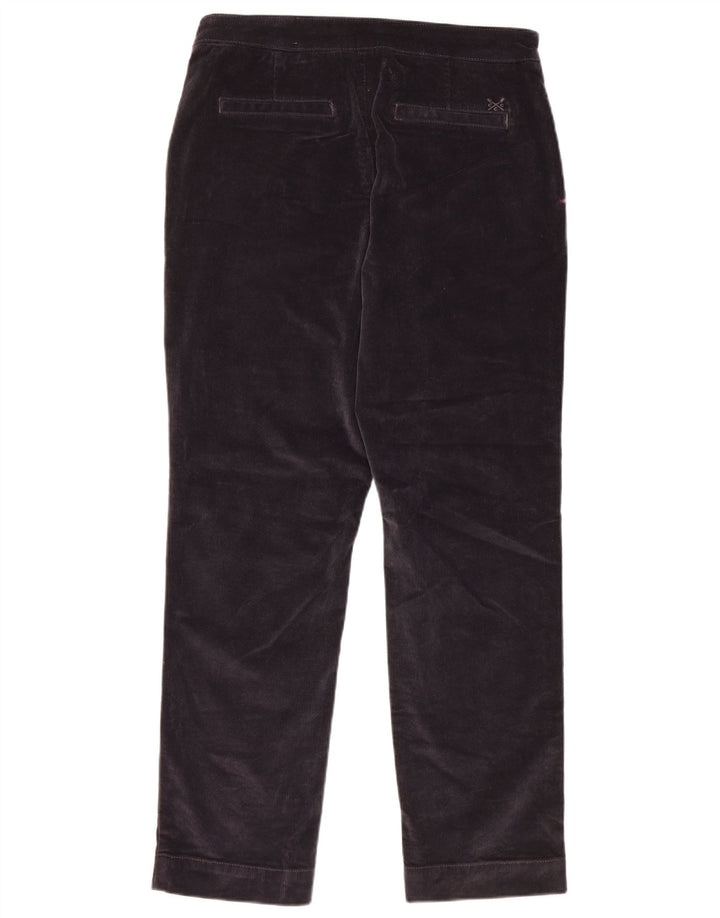 ABBIGLIAMENTO CREW Pantaloni da donna in velluto a coste UK 12 medio W30 L28 Blu navy