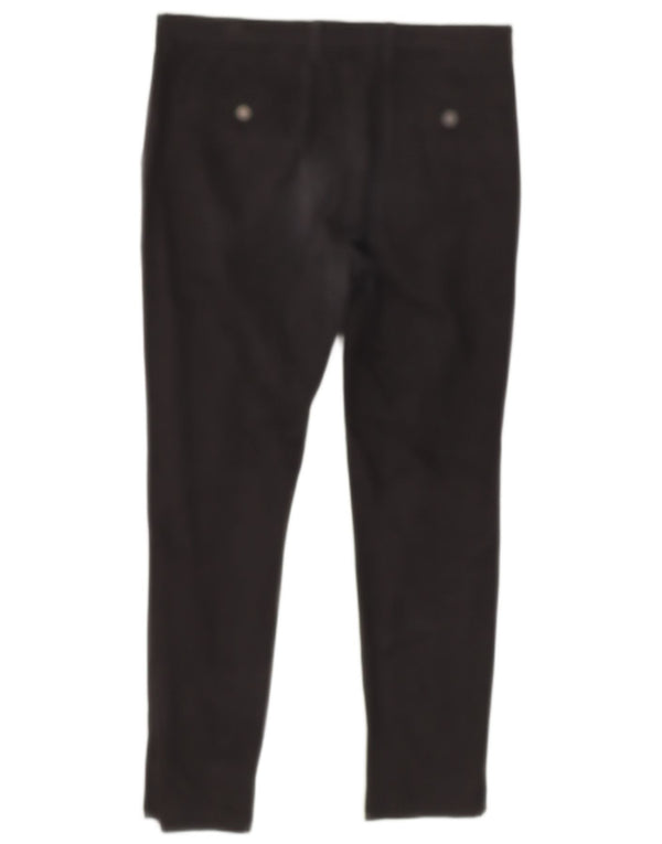 Pantaloni chino slim da uomo Marks & Spencer W36 L29 cotone nero