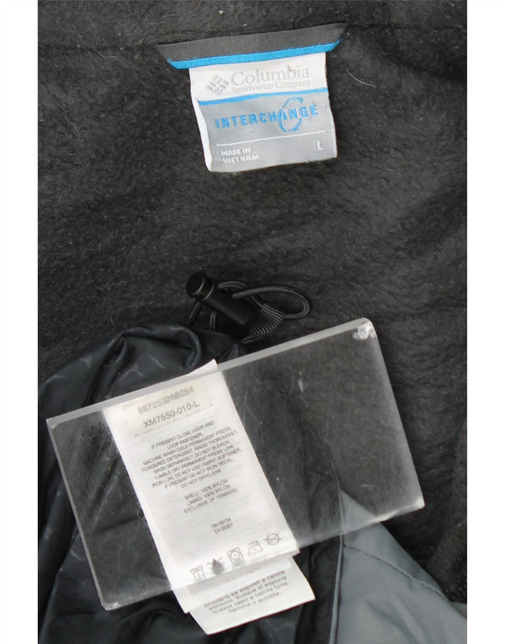Giacca a vento Columbia Interchange da uomo UK 40 Large Black Colourblock