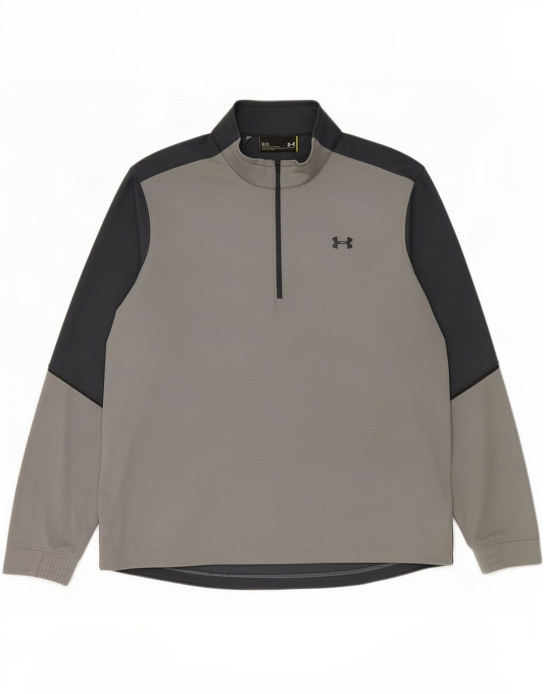 Under Armour - Tuta da uomo con grafica pullover, top grande, colore grigio