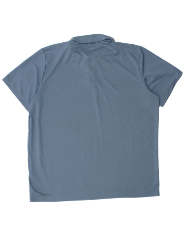 Polo Adidas Aeroready da uomo XL blu in poliestere