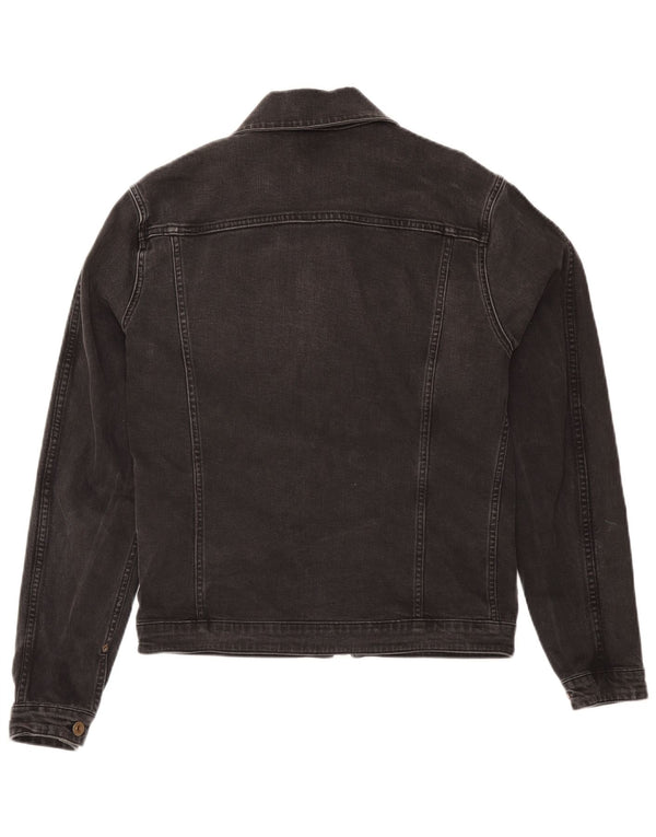 Giacca di jeans da donna Scotch & Soda UK 16 grande cotone grigio