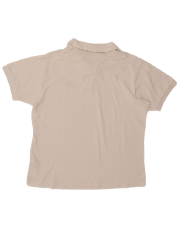 Polo da uomo Lacoste vestibilità classica taglia 6 XL cotone bianco