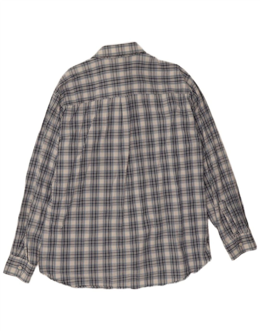 Camicia da uomo Carrera taglia 43/44 XL a quadri blu