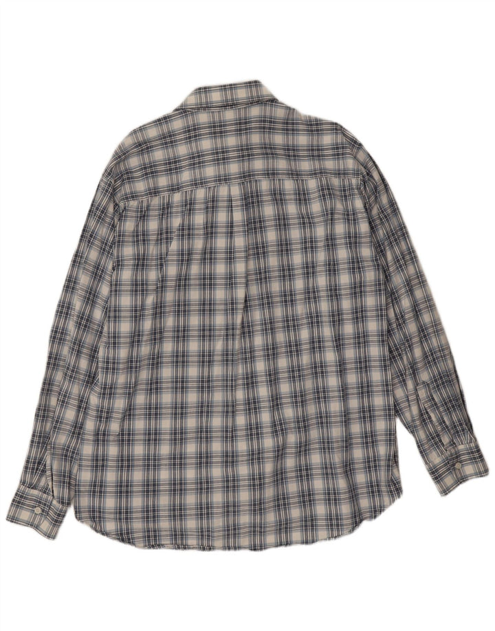 Camicia da uomo Carrera taglia 43/44 XL a quadri blu