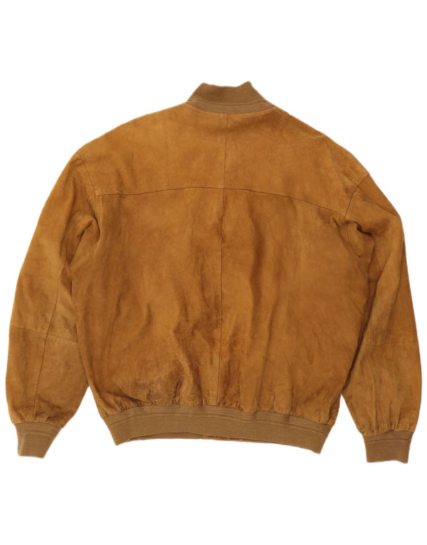 Bomber Uomo In Pelle Scamosciata Conbipel IT 58 XL Pelle Marrone