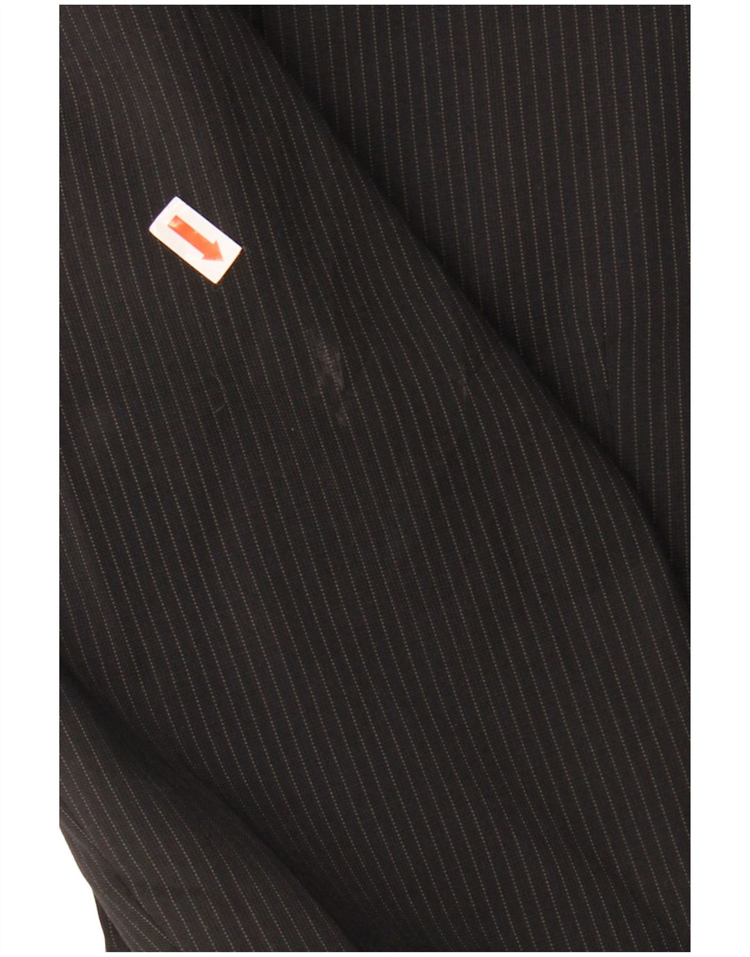 Giacca blazer da uomo a 2 bottoni Zara EU 50 in lana a righe nere medie