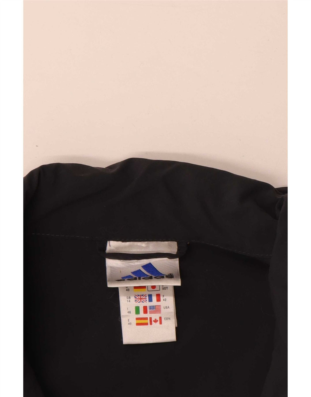 Giacca bomber da donna Adidas UK 14 Large nera in poliammide