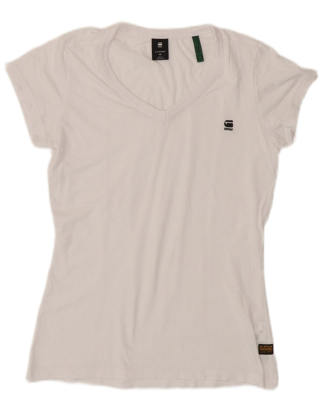 T-shirt da donna G-Star Top UK 12 cotone bianco medio