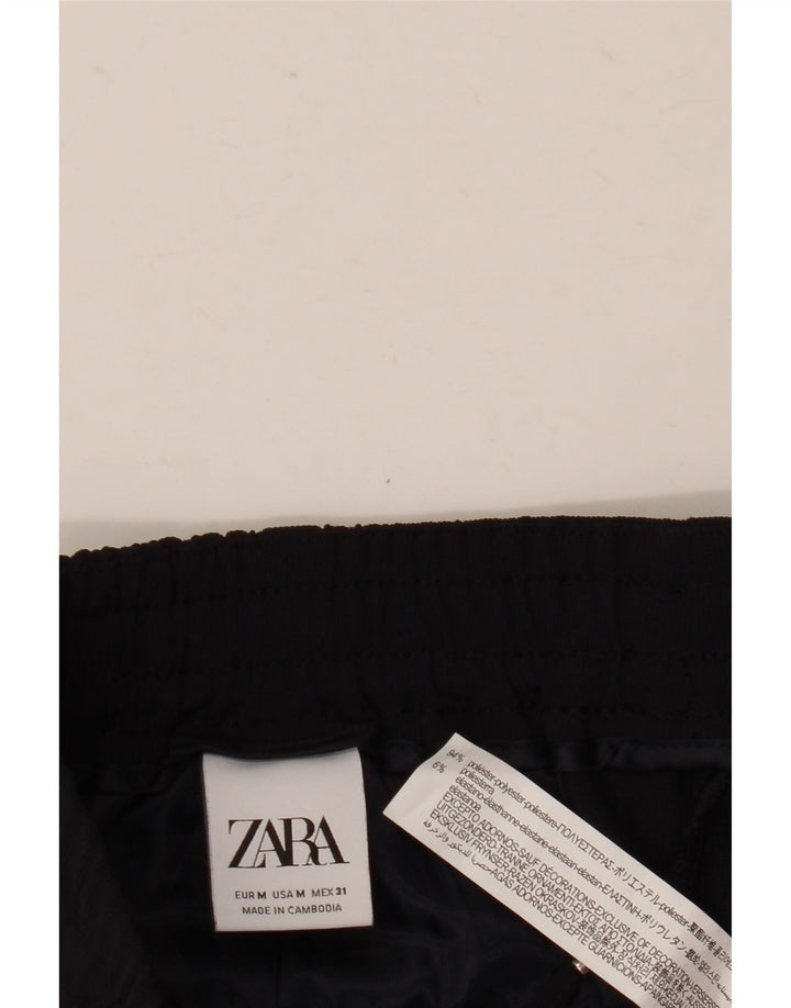 Pantaloni da tuta da uomo Zara da jogging medi in poliestere blu navy