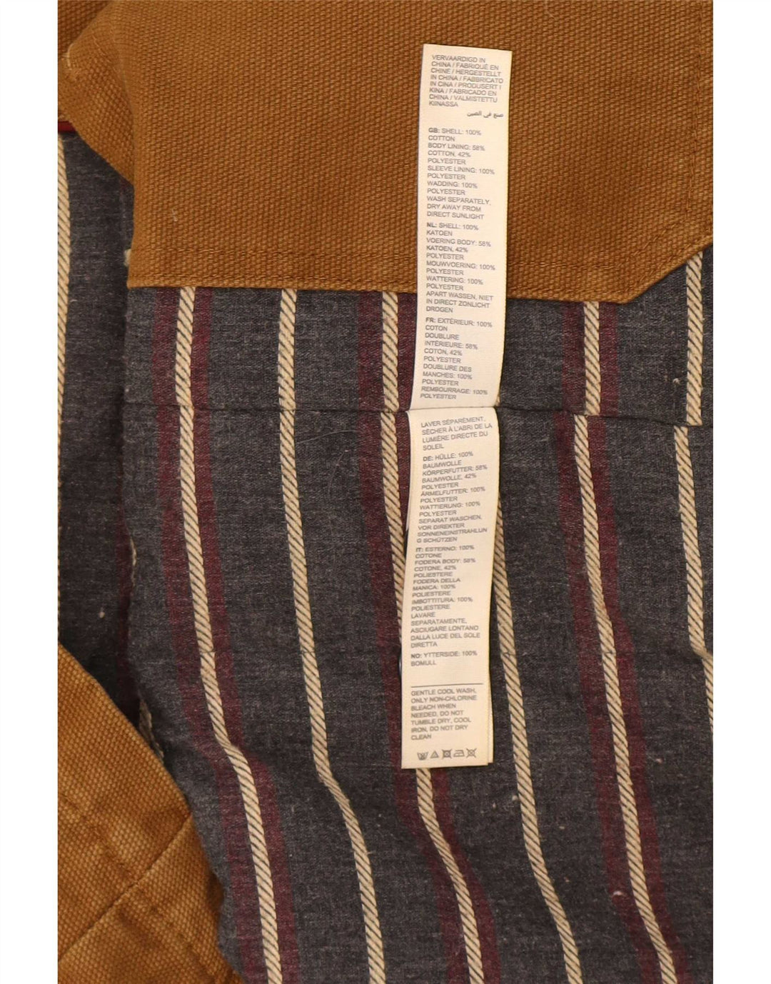 Giacca utility da uomo Fat Face UK 38 Cotone marrone medio