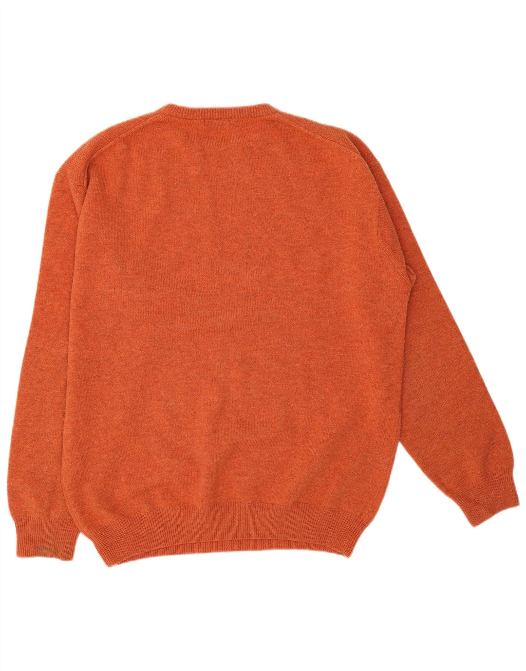 Maglione maglione girocollo da uomo Gant XL arancione in lana d'agnello