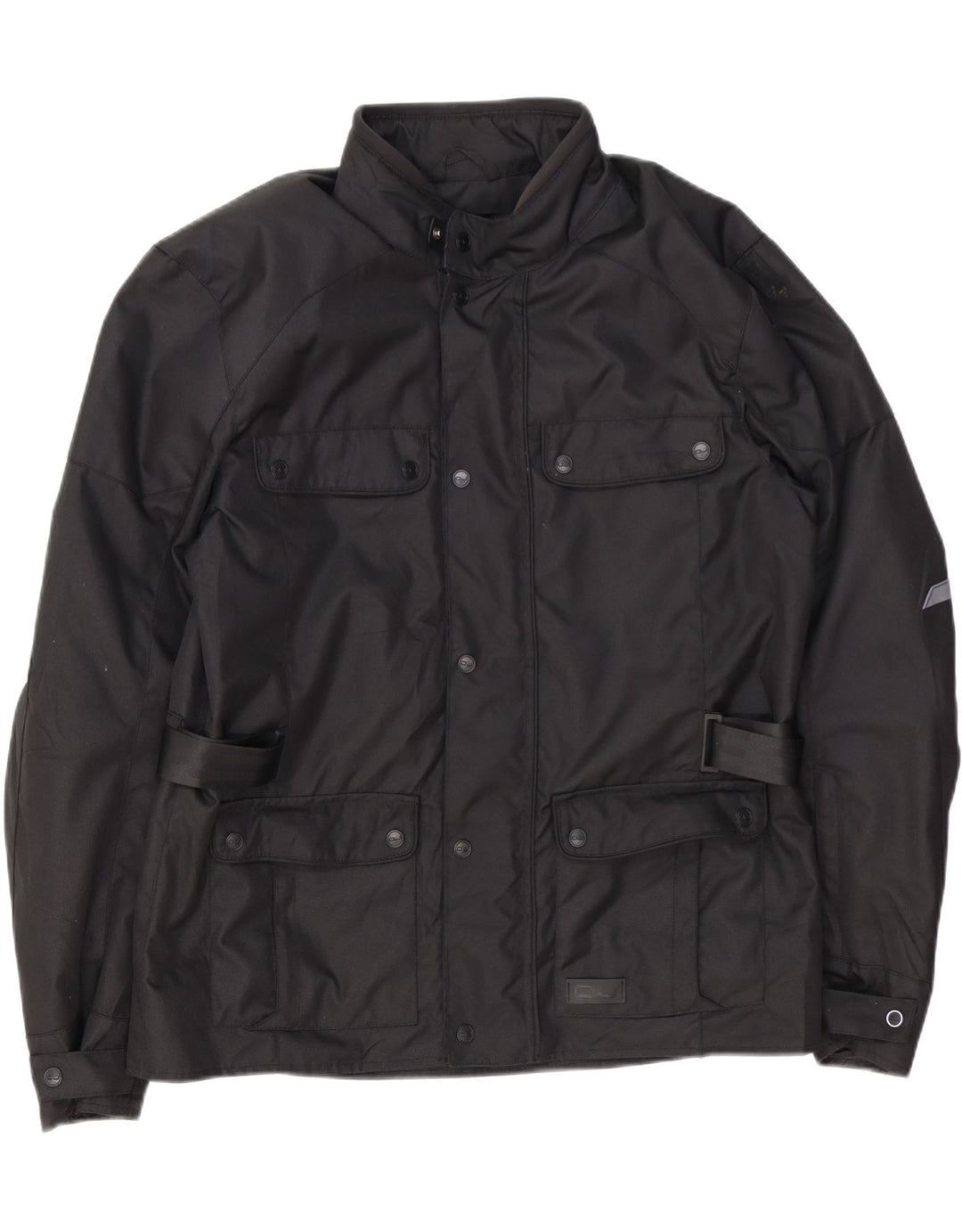 Giacca vintage da uomo Moto Racer Utility UK 44 2XL Poliestere nero