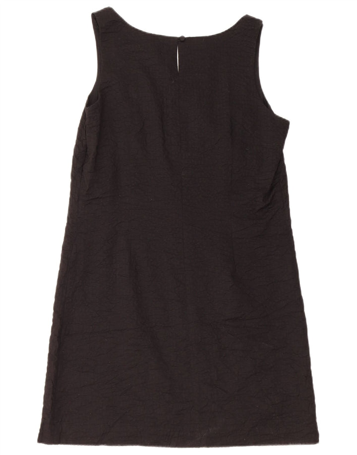 Abito a trapezio senza maniche da donna J. Crew US 6 cotone nero medio