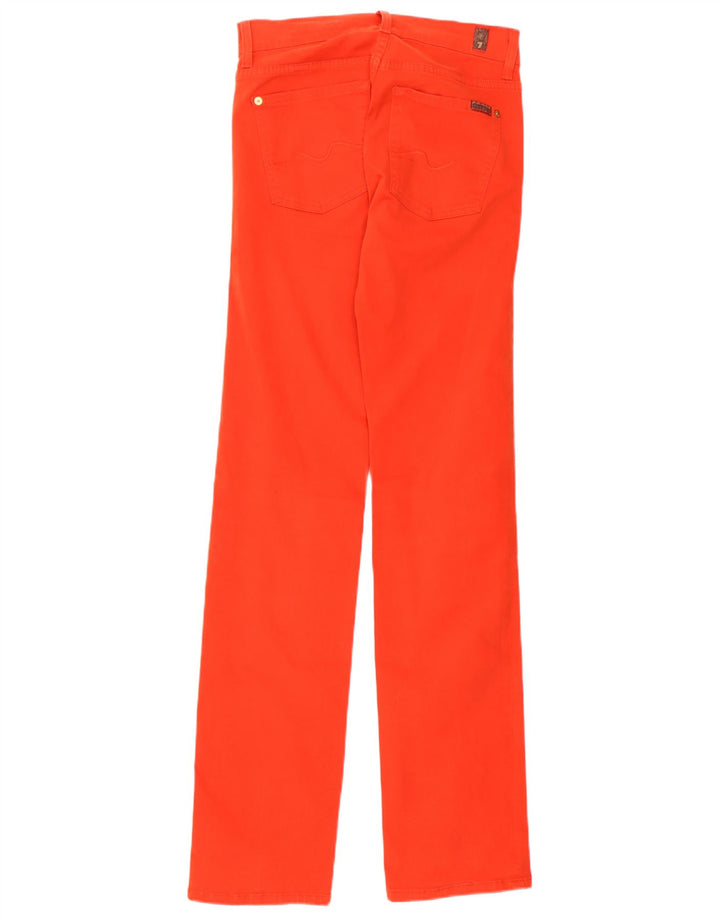 Jeans slim da donna 7 For All Mankind W27 L33 cotone rosso