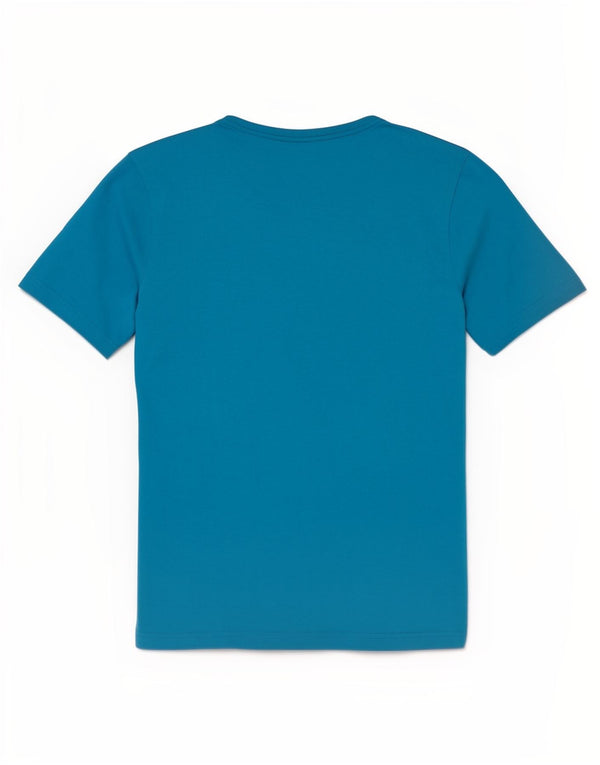 T-shirt grafica da uomo Puma Top Small in cotone blu
