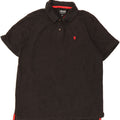 IZOD Mens Polo Shirt XL Black Vintage Izod and Second-Hand Izod from Messina Hembry 