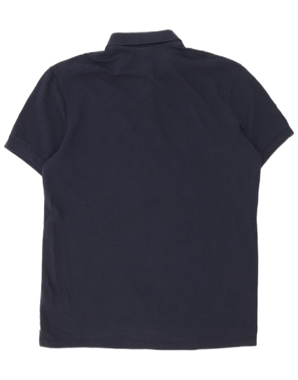 Paul Smith Mens Polo Shirt Medium Navy Blue Cotton