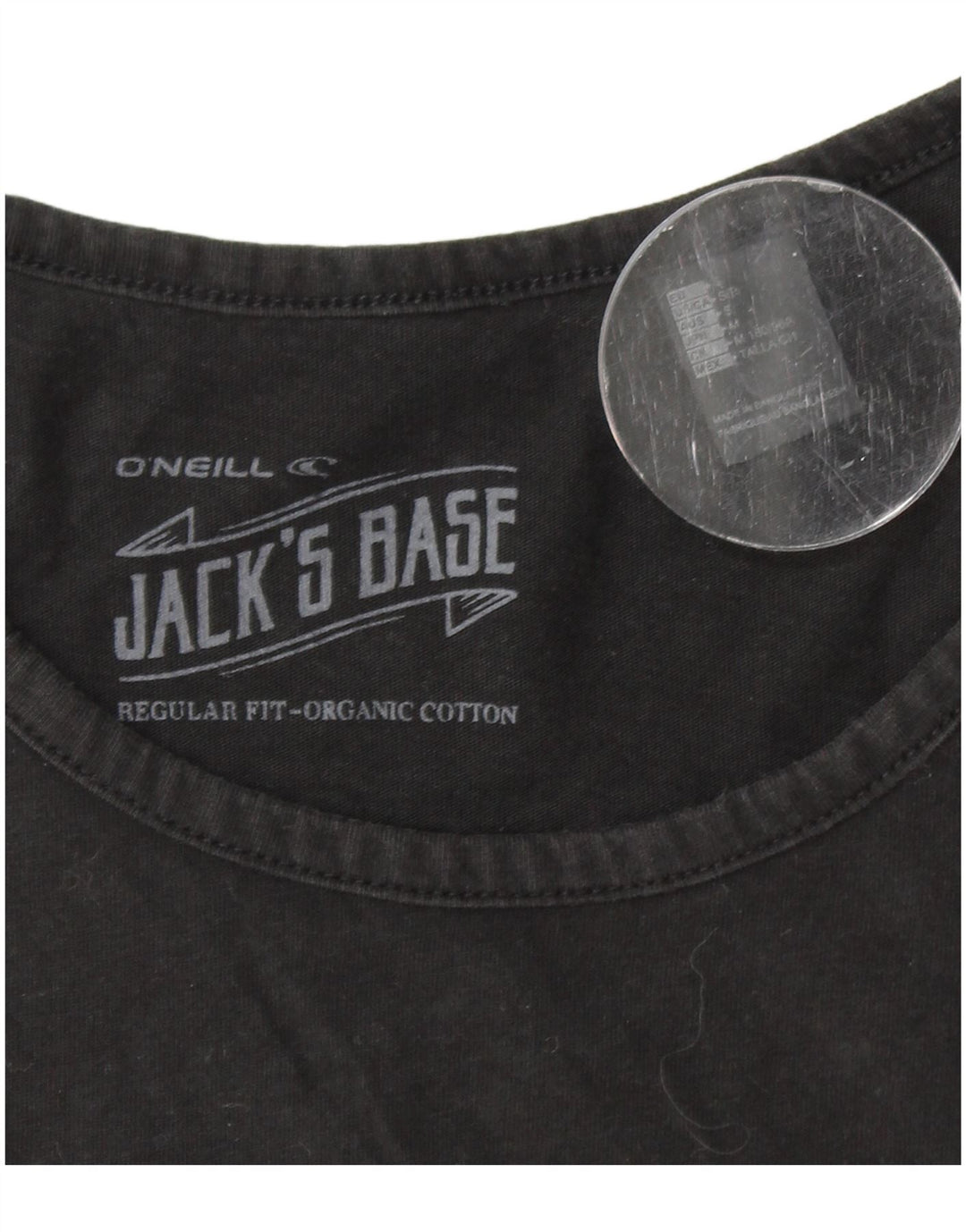 O'NEILL Canottiera grafica da uomo con vestibilità regolare, piccola, in cotone nero