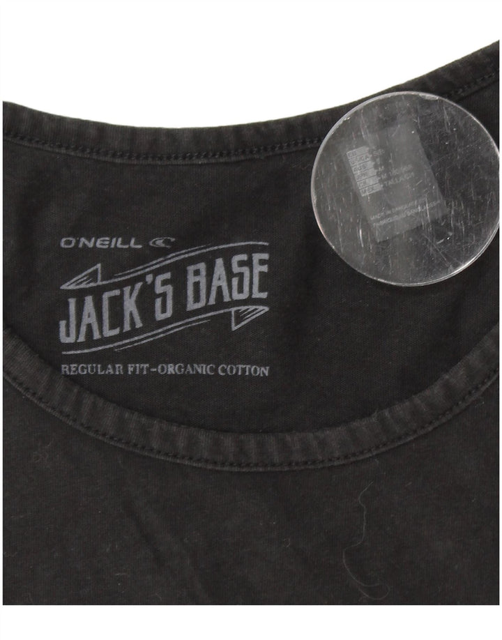 O'NEILL Canottiera grafica da uomo con vestibilità regolare, piccola, in cotone nero