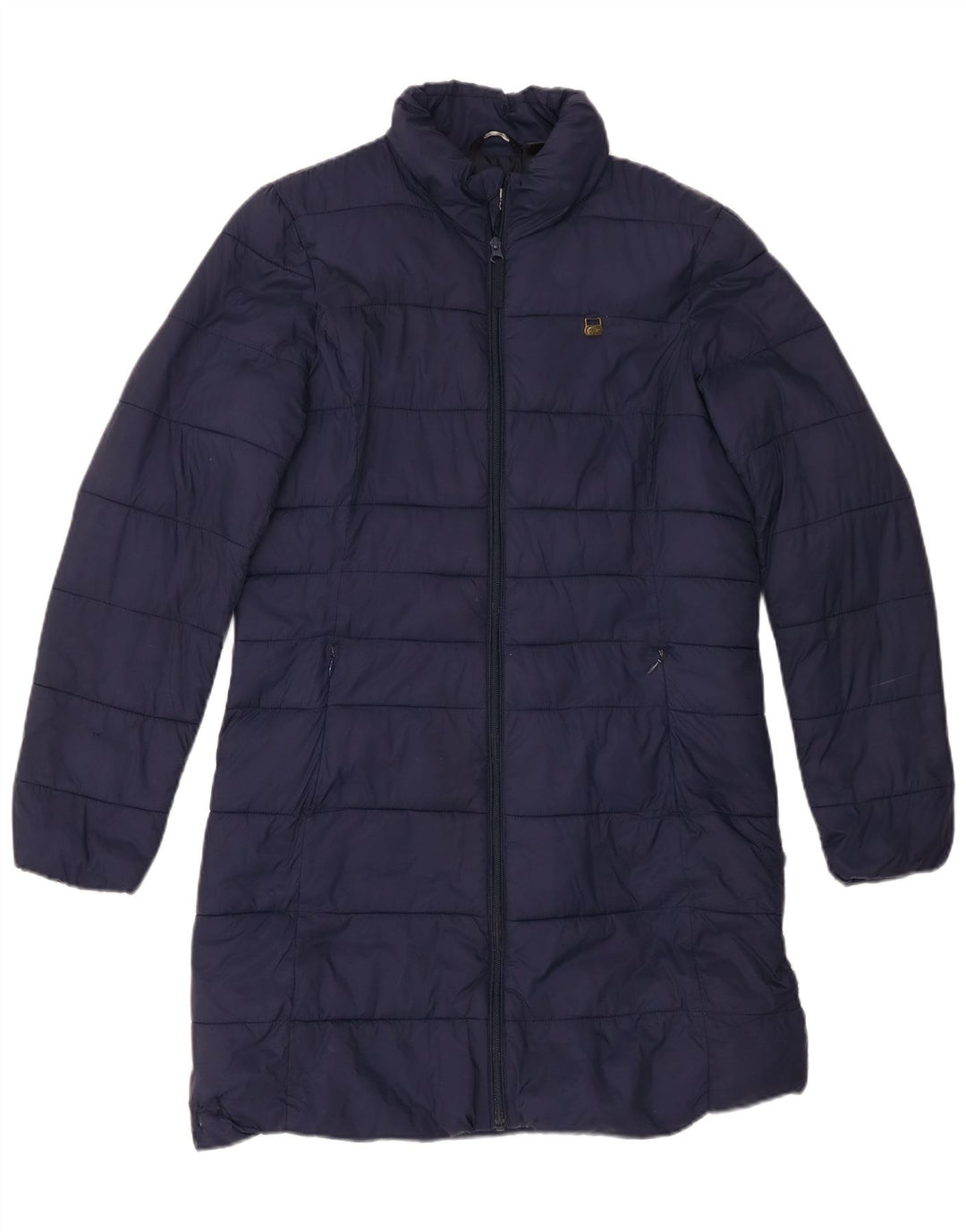 Cappotto imbottito da donna Lacoste taglia 38 medio blu navy in poliammide