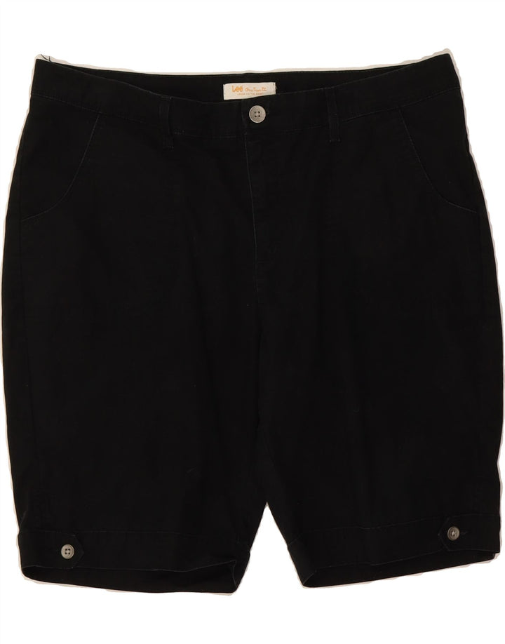 LEE Womens Casual Shorts US 16 2XL W36 Black Cotton Vintage Lee and Second-Hand Lee from Messina Hembry 