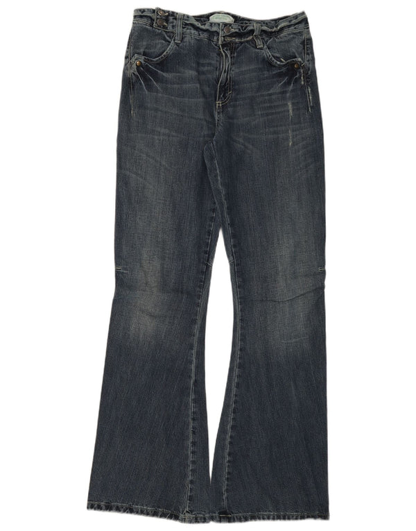 Jeans svasati da donna BENETTON W30 L32 Blu