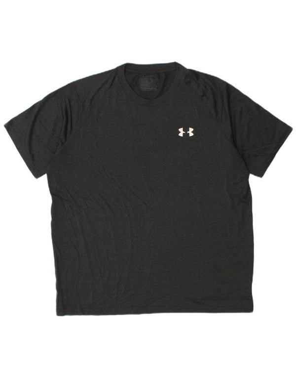 T-shirt da uomo Under Armour grande nera