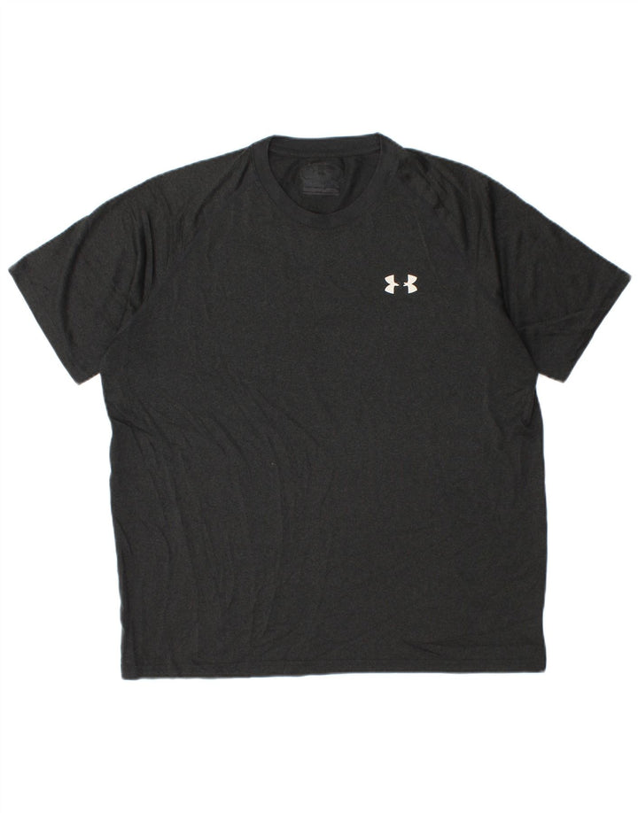 T-shirt da uomo Under Armour grande nera