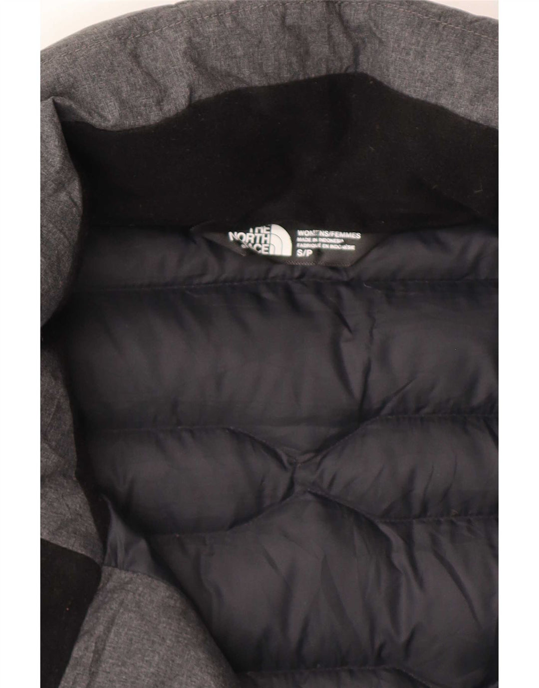 Cappotto imbottito da donna The North Face UK 10 piccolo nylon grigio