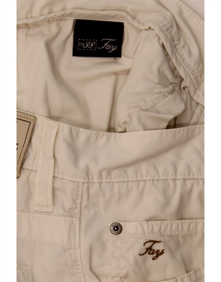 Pantaloncini casual da uomo Fay W38 XL in cotone beige