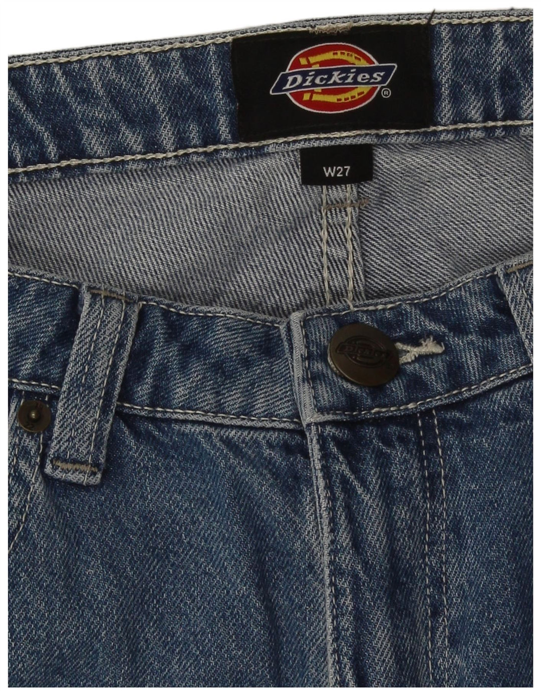Jeans dritti cargo da donna Dickies W27 L26 Blu
